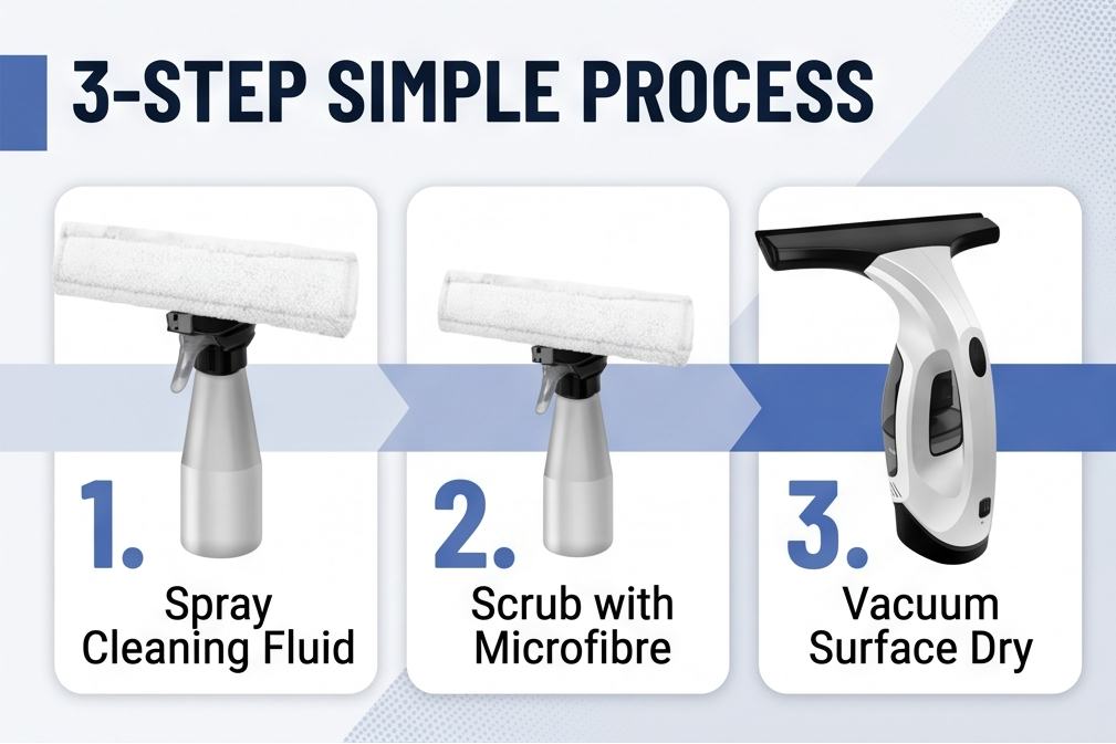 ClarifyVac™ Advanced Window Vacuum